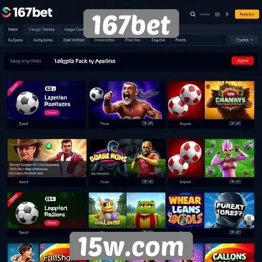 Novos recursos e jogos no 167bet